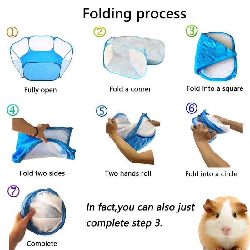 Portable Small Animal Playpen Folding