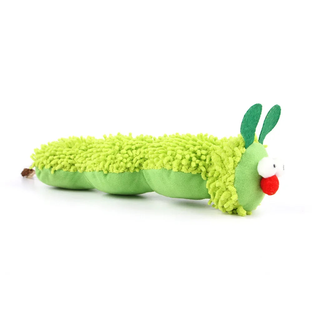 Cat Chew Toys Caterpillar Catnip Molar Toy