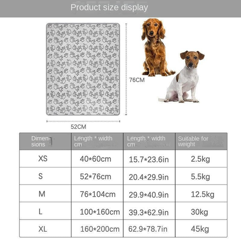 Pet Blanket Warm Cut Flower Footprint Cover Blanket