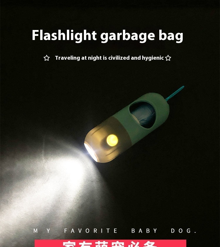 Led Light Pet Waste Bag Dispenser for Dogs/Cats