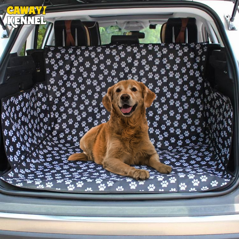 CAWAYI KENNEL Pet Carriers Dog Car Seat Cover Trunk Mat Cover Protector