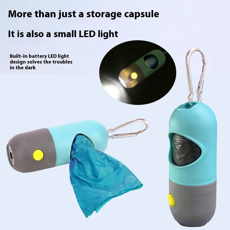 Led Light Pet Waste Bag Dispenser for Dogs/Cats