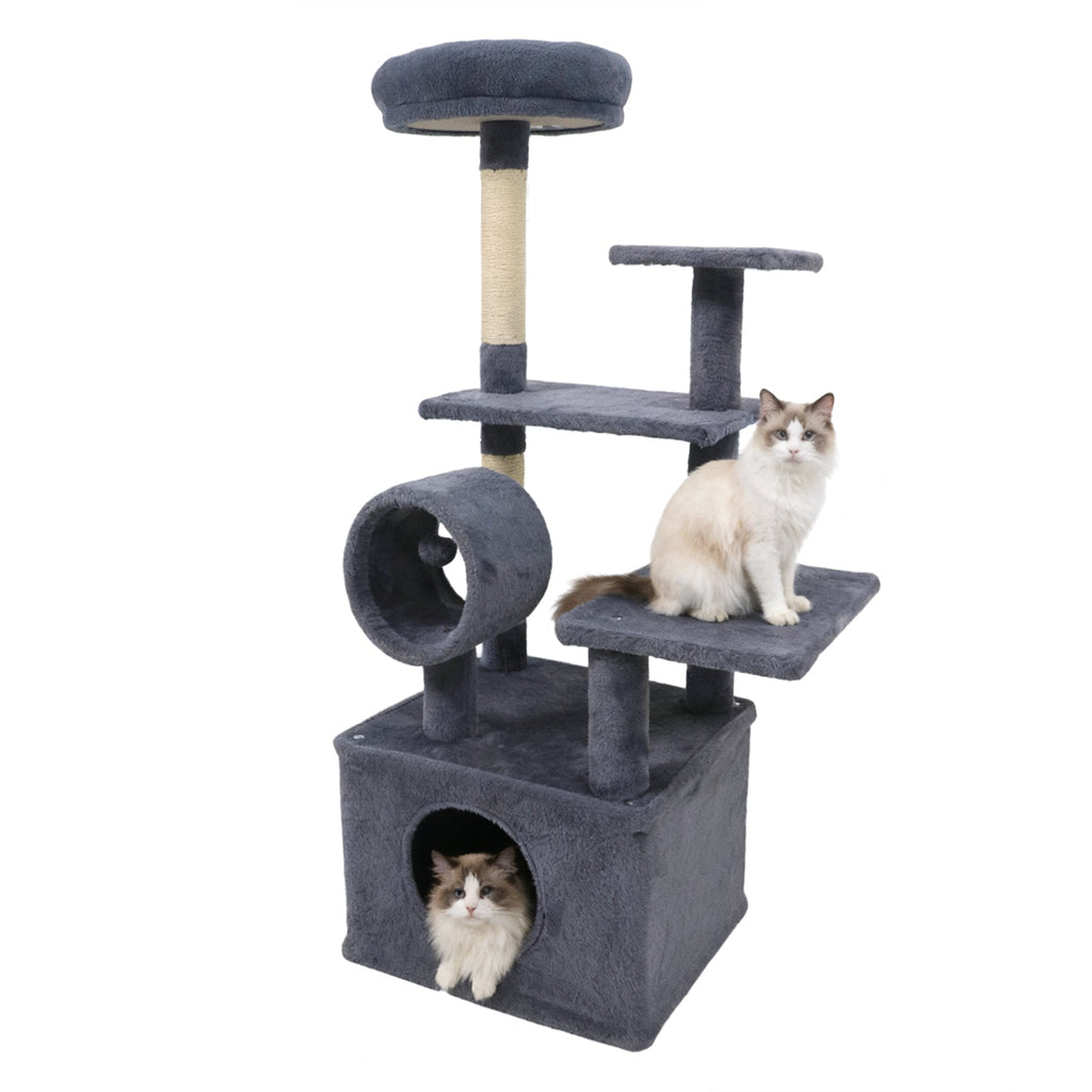 48 Inches Tall Cat Tree Multi-Level Kitten Tower