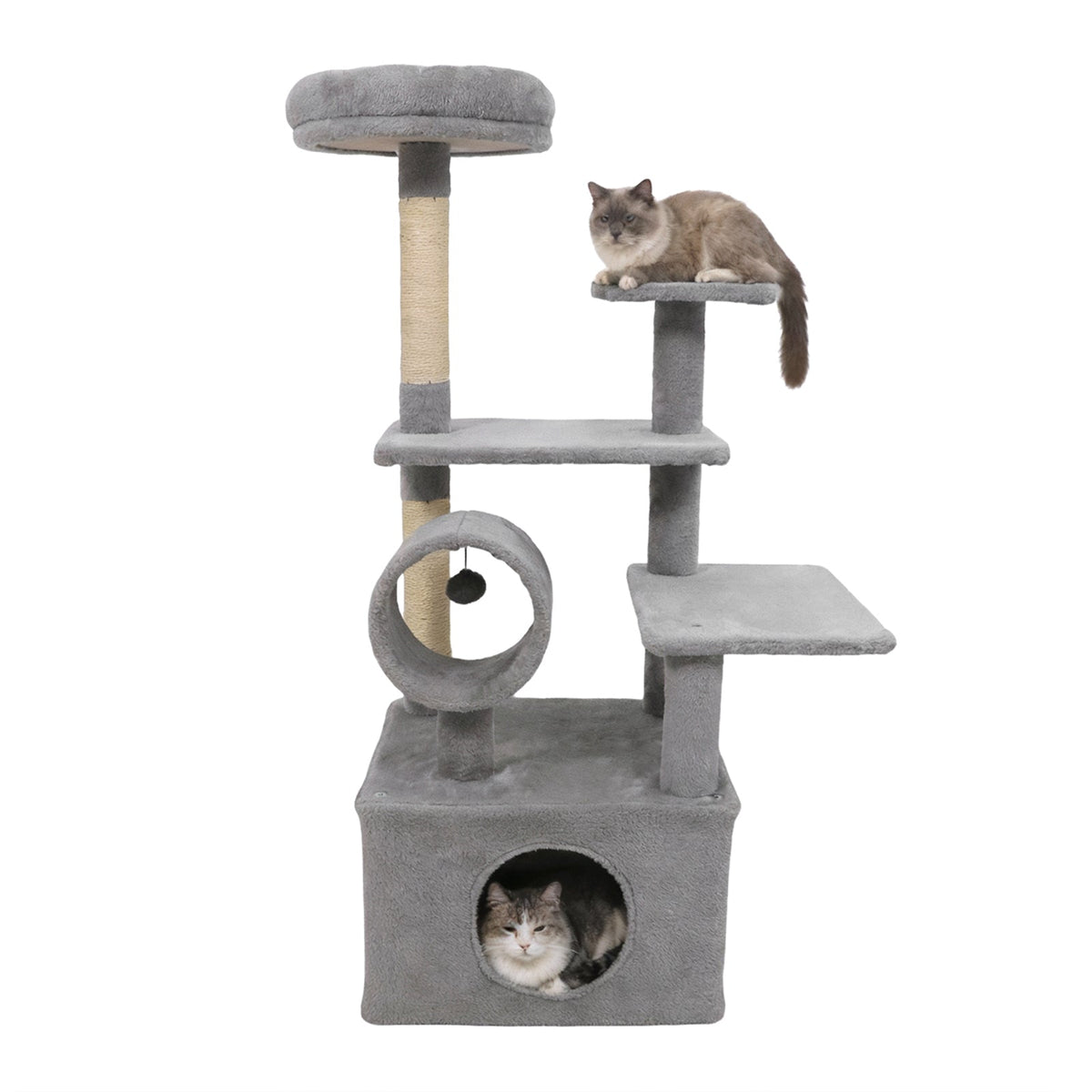 48 Inches Tall Cat Tree Multi-Level Kitten Tower