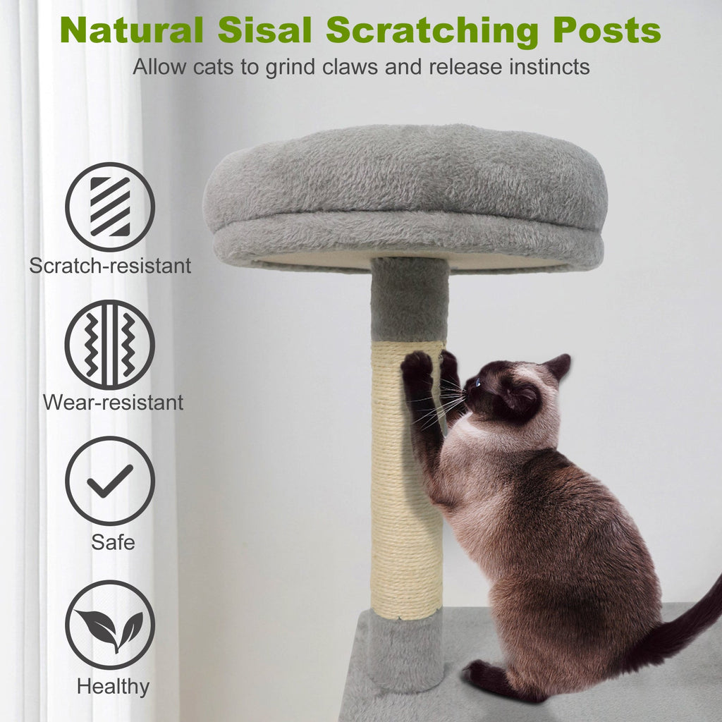 48 Inches Tall Cat Tree Multi-Level Kitten Tower