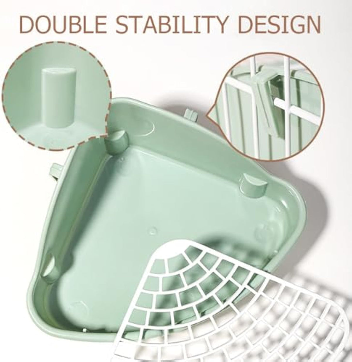 Rabbit Litter Box Bunny Corner for Hamster Guinea Pig Ferret Rat Chinchilla