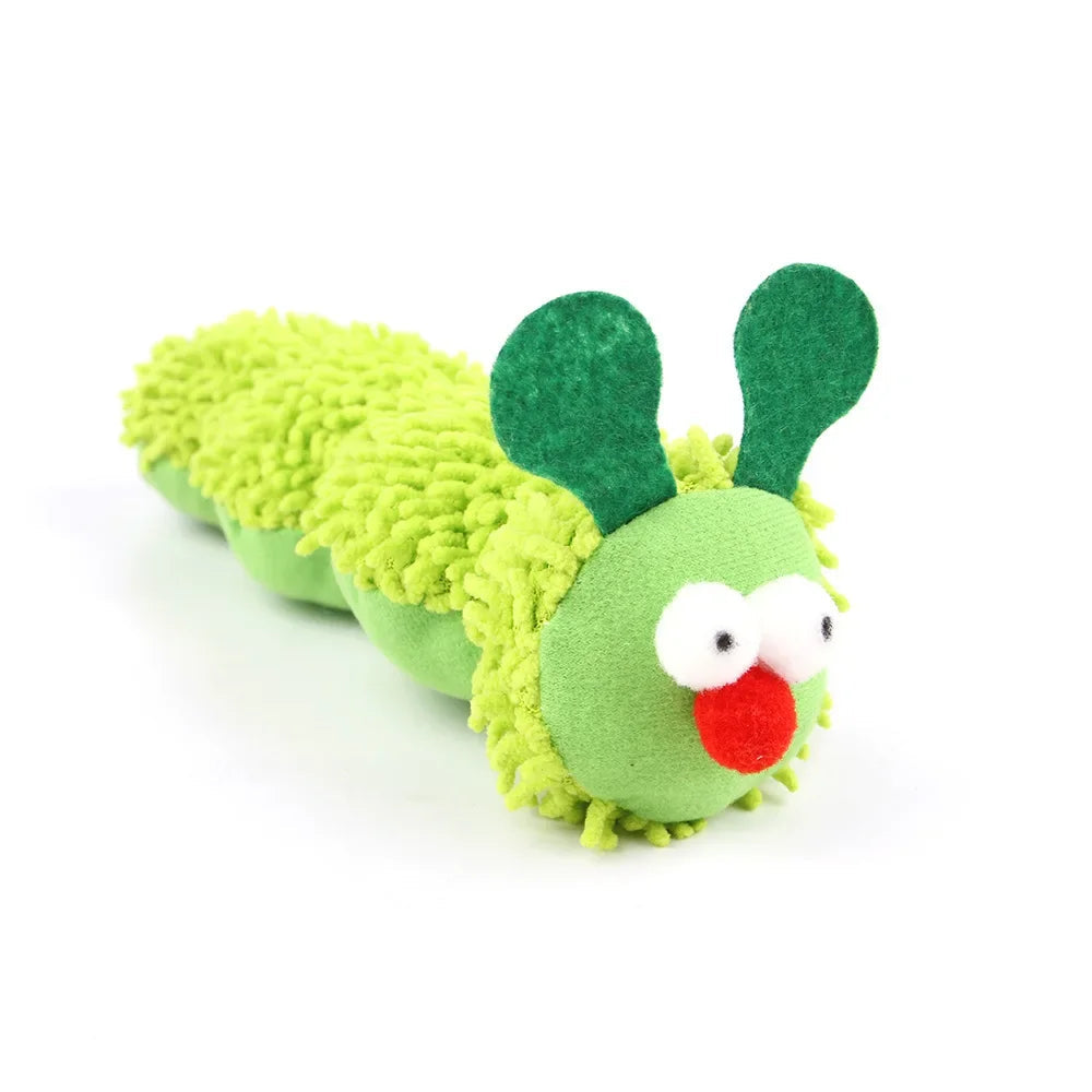 Cat Chew Toys Caterpillar Catnip Molar Toy
