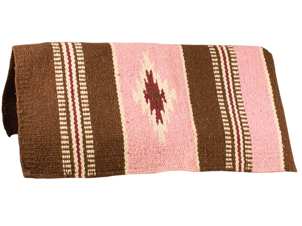 Handwoven Navajo-Inspired Acrylic Western Horse Saddle Blanket – 32" x 64"
