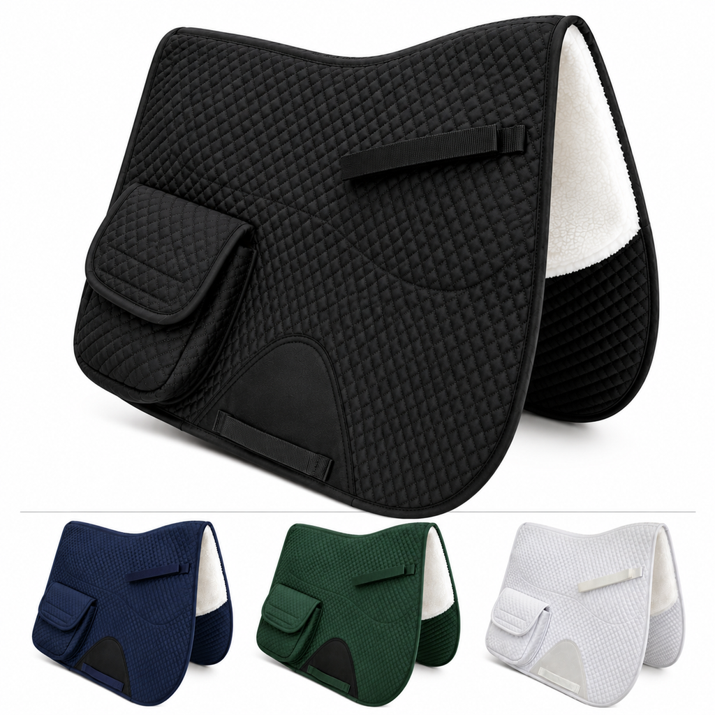 Derby Originals All Purpose English Saddle Pad with Pockets