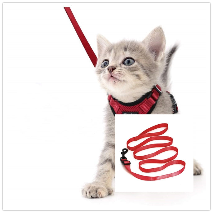 Escape Proof Cat Vest Harness and Car Seat Belt Adapter