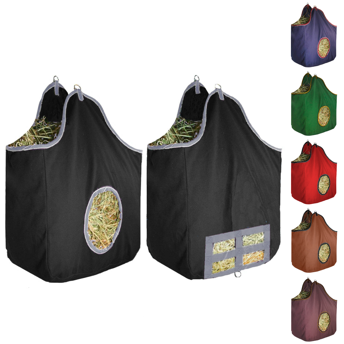 Derby Originals Large 24 OZ Canvas Horse Hay Bag