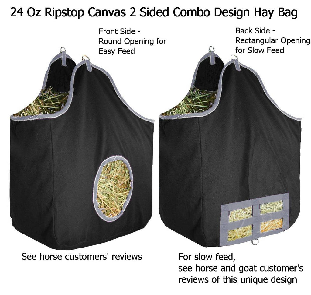 Derby Originals Large 24 OZ Canvas Horse Hay Bag