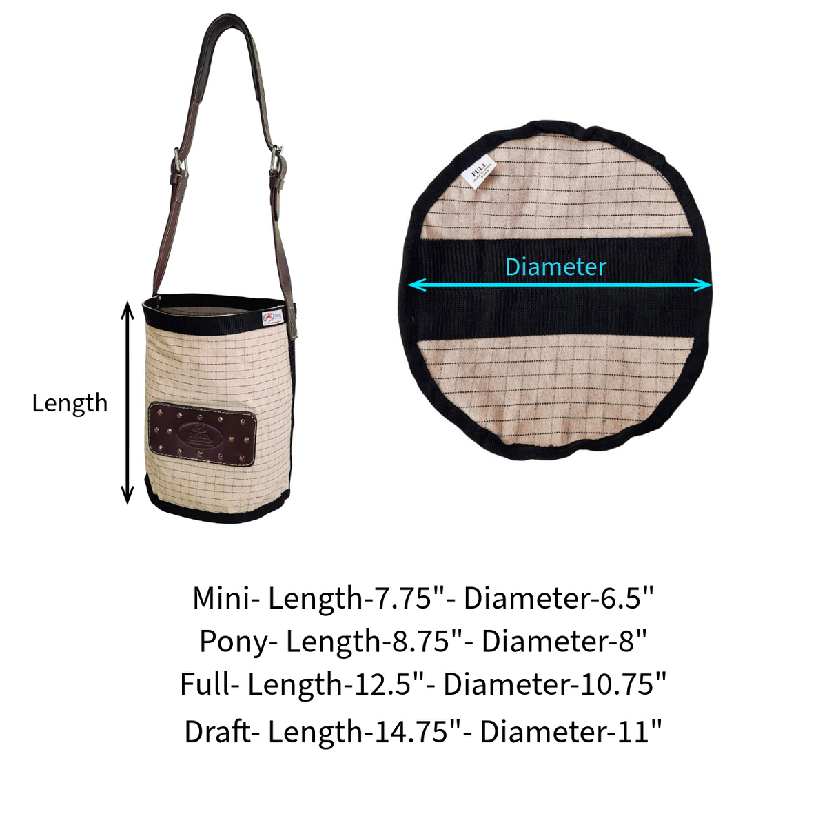 Derby Originals Ripstop 24 Oz Canvas Feed Bag