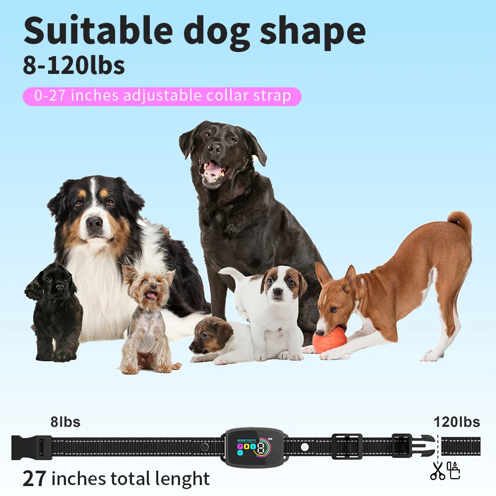 Smart Automatic Anti Barking Dog Collar Rechargeable