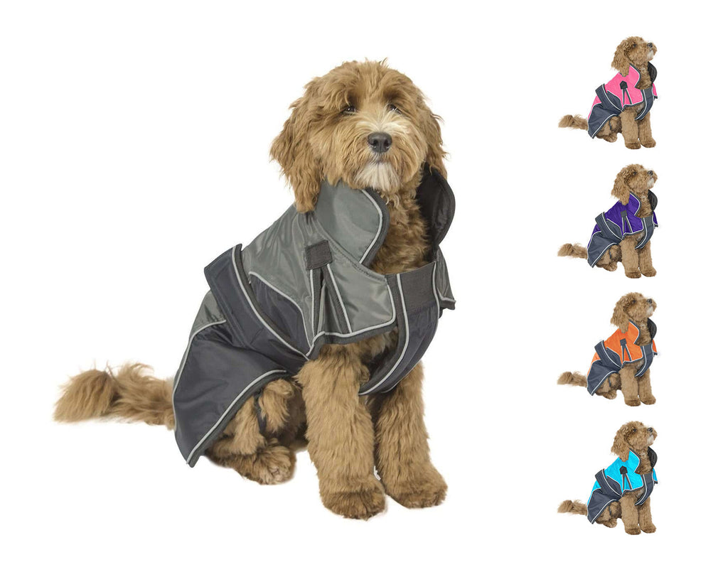 Derby Originals Heavyweight Nylon Waterproof Reflective Dog Parka