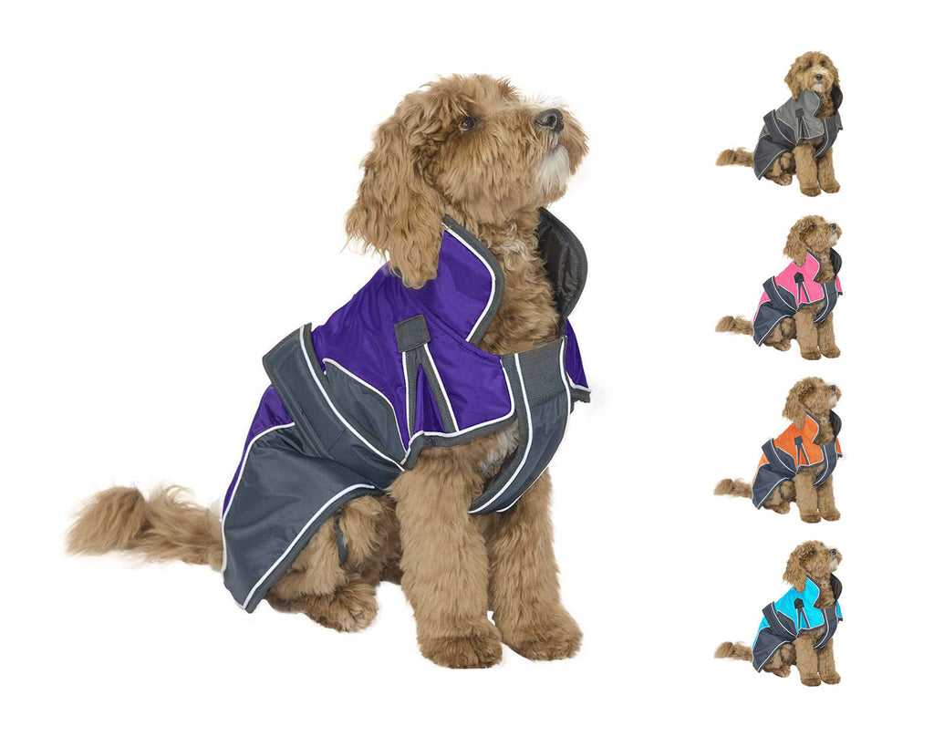 Derby Originals Heavyweight Nylon Waterproof Reflective Dog Parka