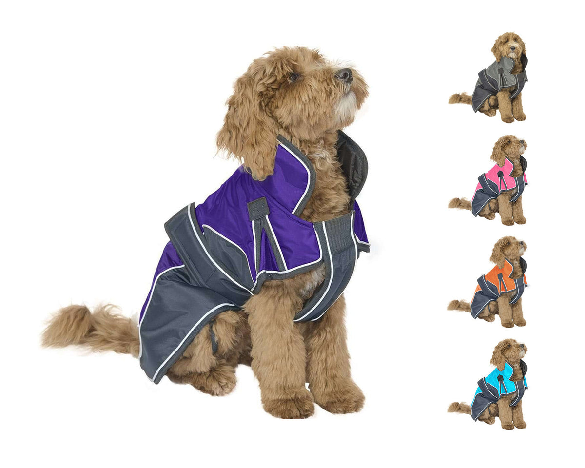 Derby Originals Heavyweight Nylon Waterproof Reflective Dog Parka