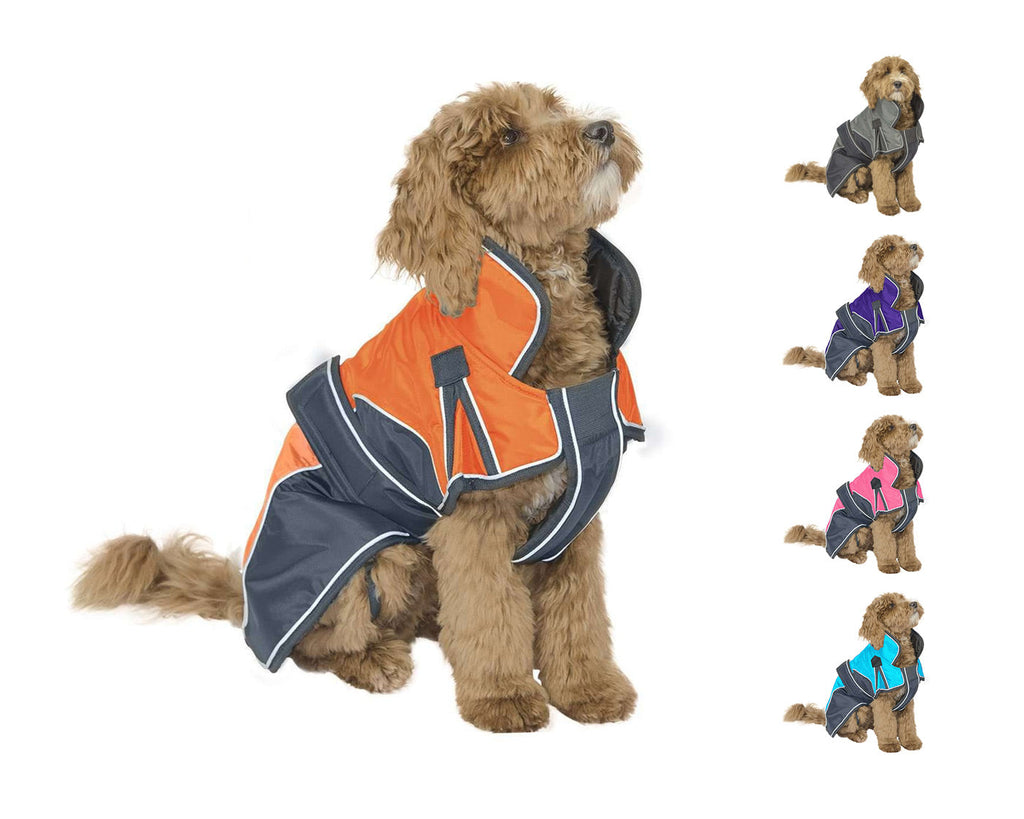 Derby Originals Heavyweight Nylon Waterproof Reflective Dog Parka