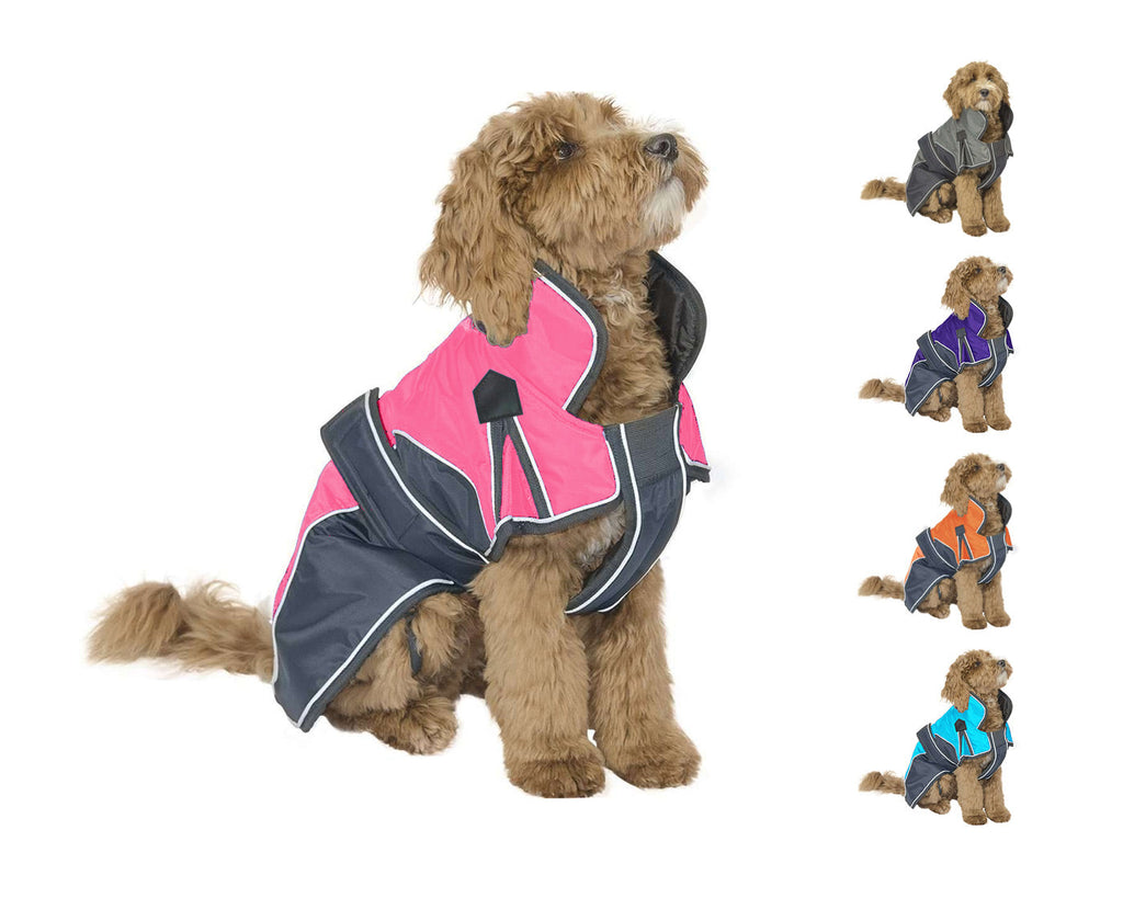 Derby Originals Heavyweight Nylon Waterproof Reflective Dog Parka