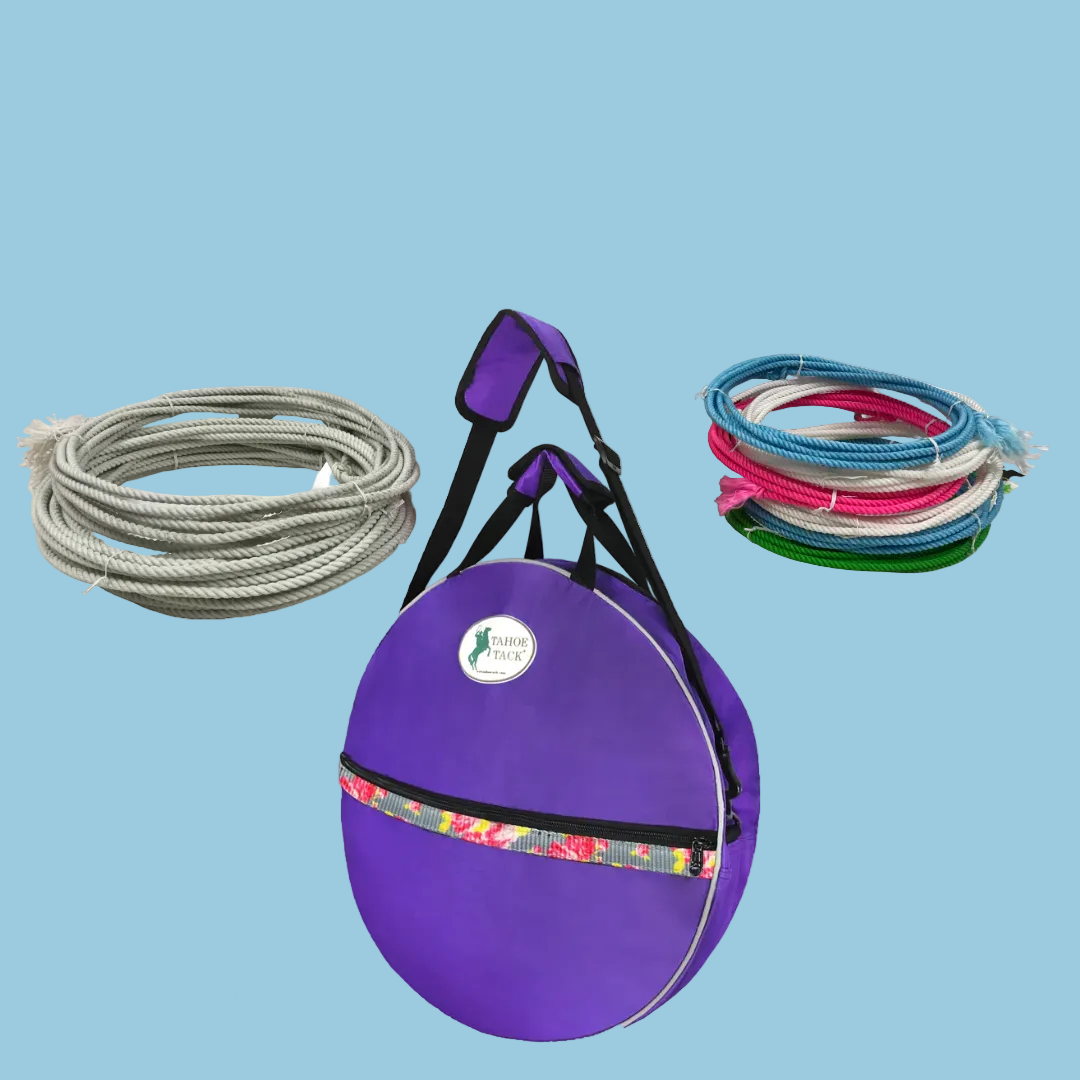 Horse and Calf Roping 3 Ropes Carry Bag