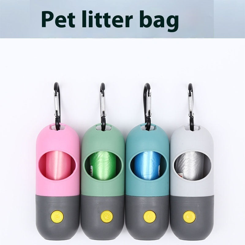 Led Light Pet Waste Bag Dispenser for Dogs/Cats