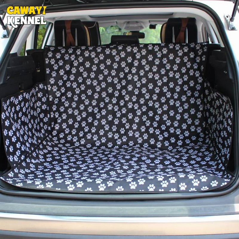 CAWAYI KENNEL Pet Carriers Dog Car Seat Cover Trunk Mat Cover Protector