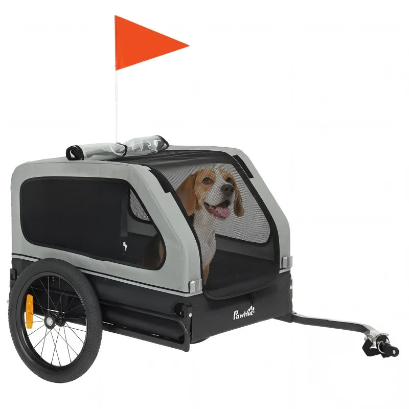 Dog Bike Trailer for Small & Medium Dogs, Universal Bicycle Coupler