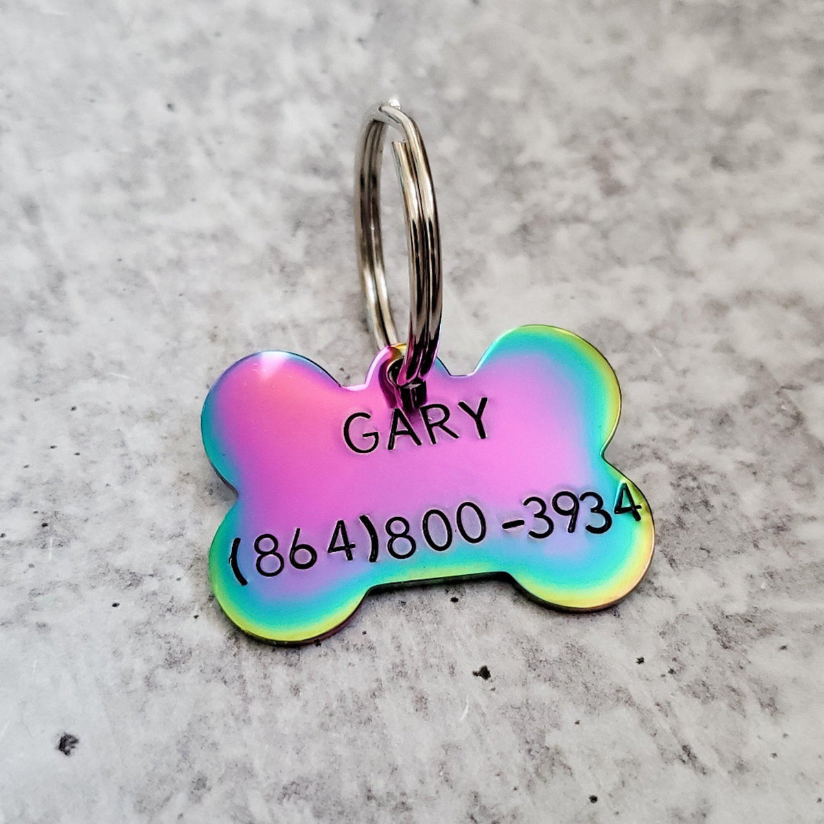 Custom Dog Bone Pet Identification Tag