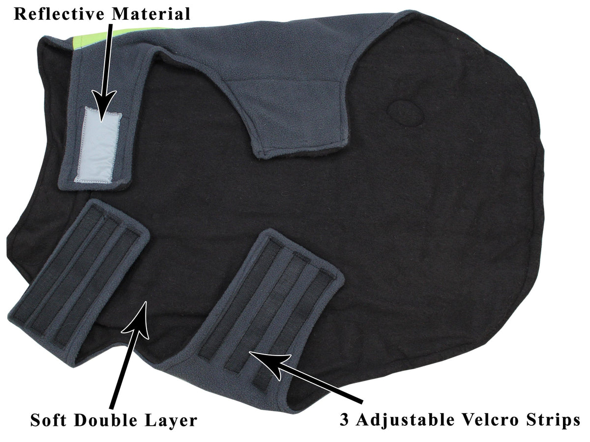 Double Layer Fleece Cold Weather Adventure Dog Sweater