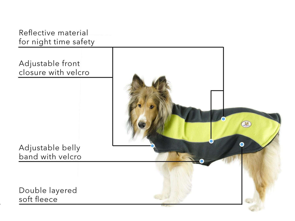 Double Layer Fleece Cold Weather Adventure Dog Sweater