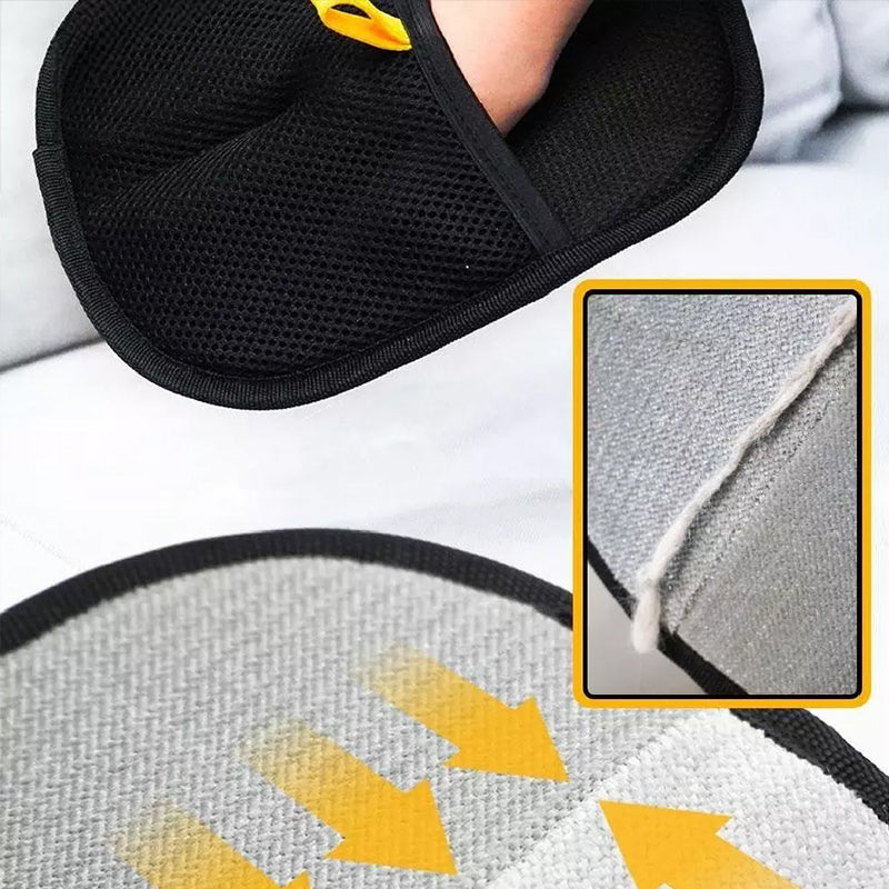Static Pet Hair Removal Gloves - 3-in-1 Grooming