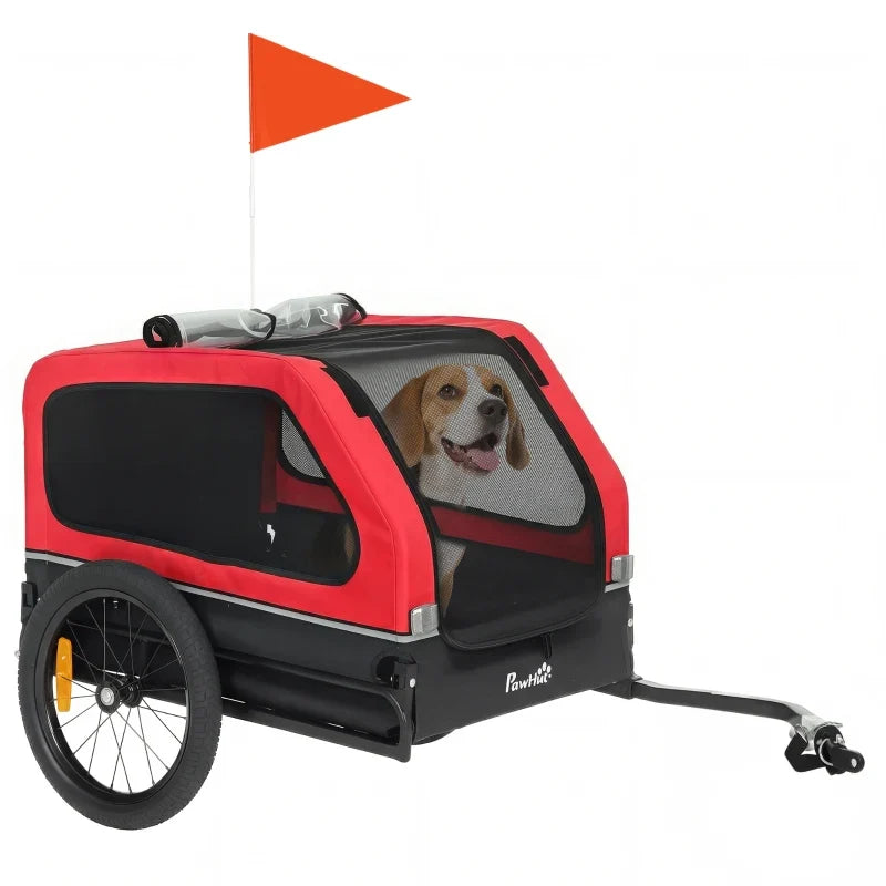 Dog Bike Trailer for Small & Medium Dogs, Universal Bicycle Coupler