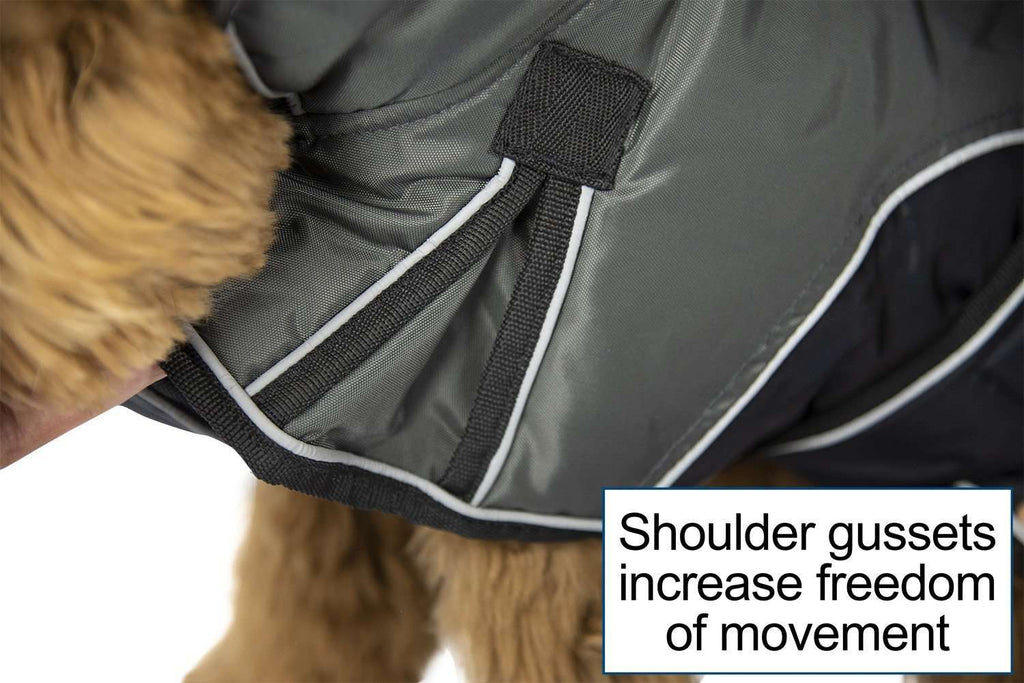 Derby Originals Heavyweight Nylon Waterproof Reflective Dog Parka