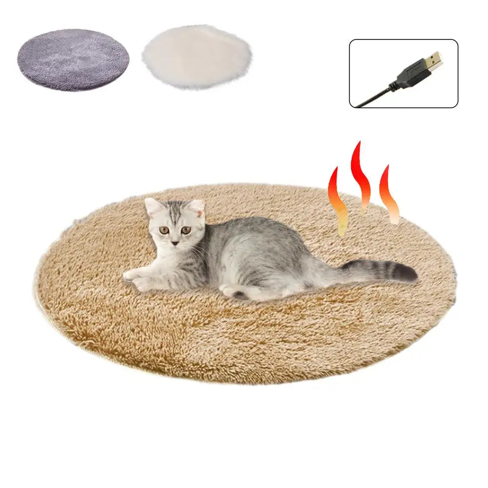 Winter Pet Electric Heating Pad Blanket Dog Cat Bed