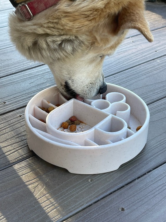 Java eBowl Deep Slow Feeder Dog Bowl for Enrichment | USA Made