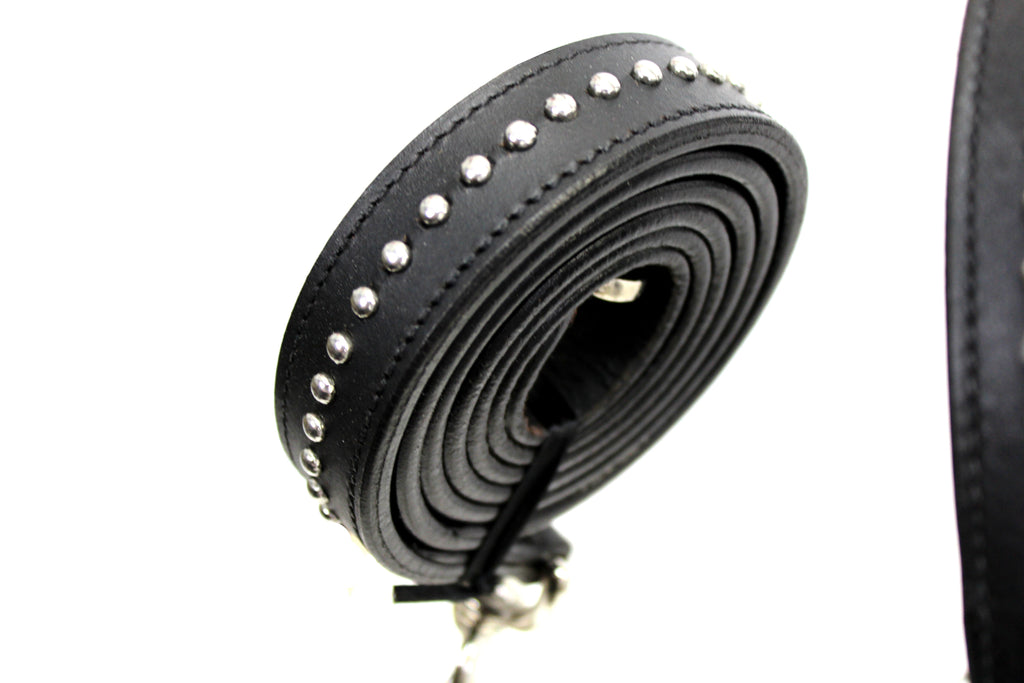Derby Originals New and Improved Premium Show Spotted Flat Leather Cattle Show Halter