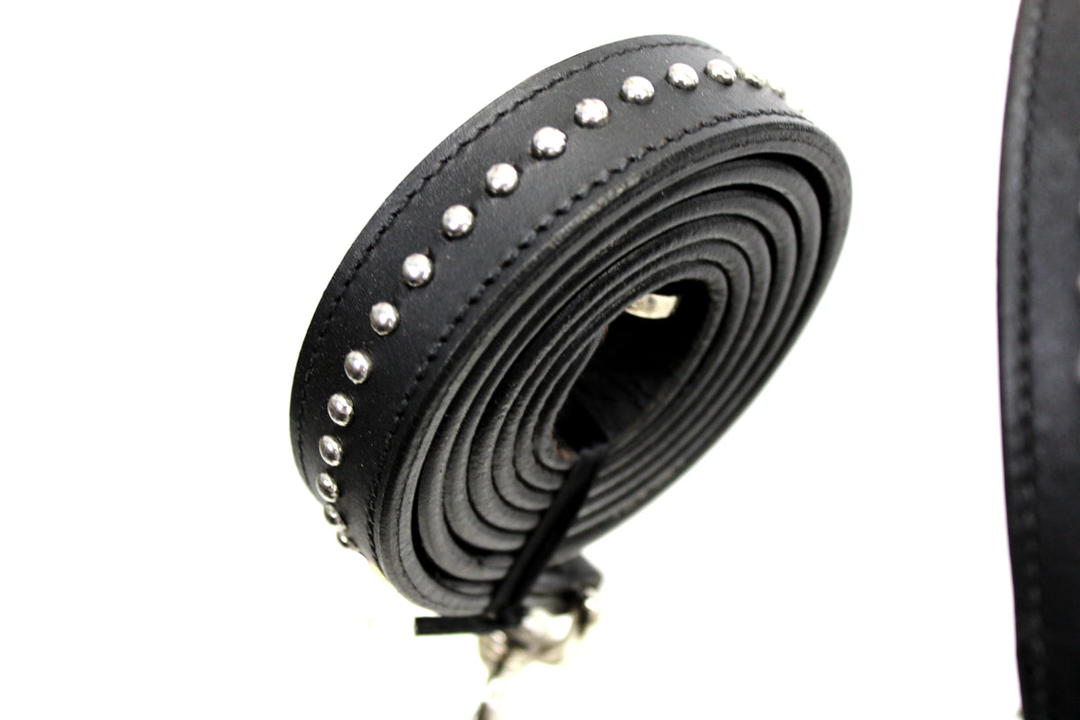 Derby Originals New and Improved Premium Show Spotted Flat Leather Cattle Show Halter