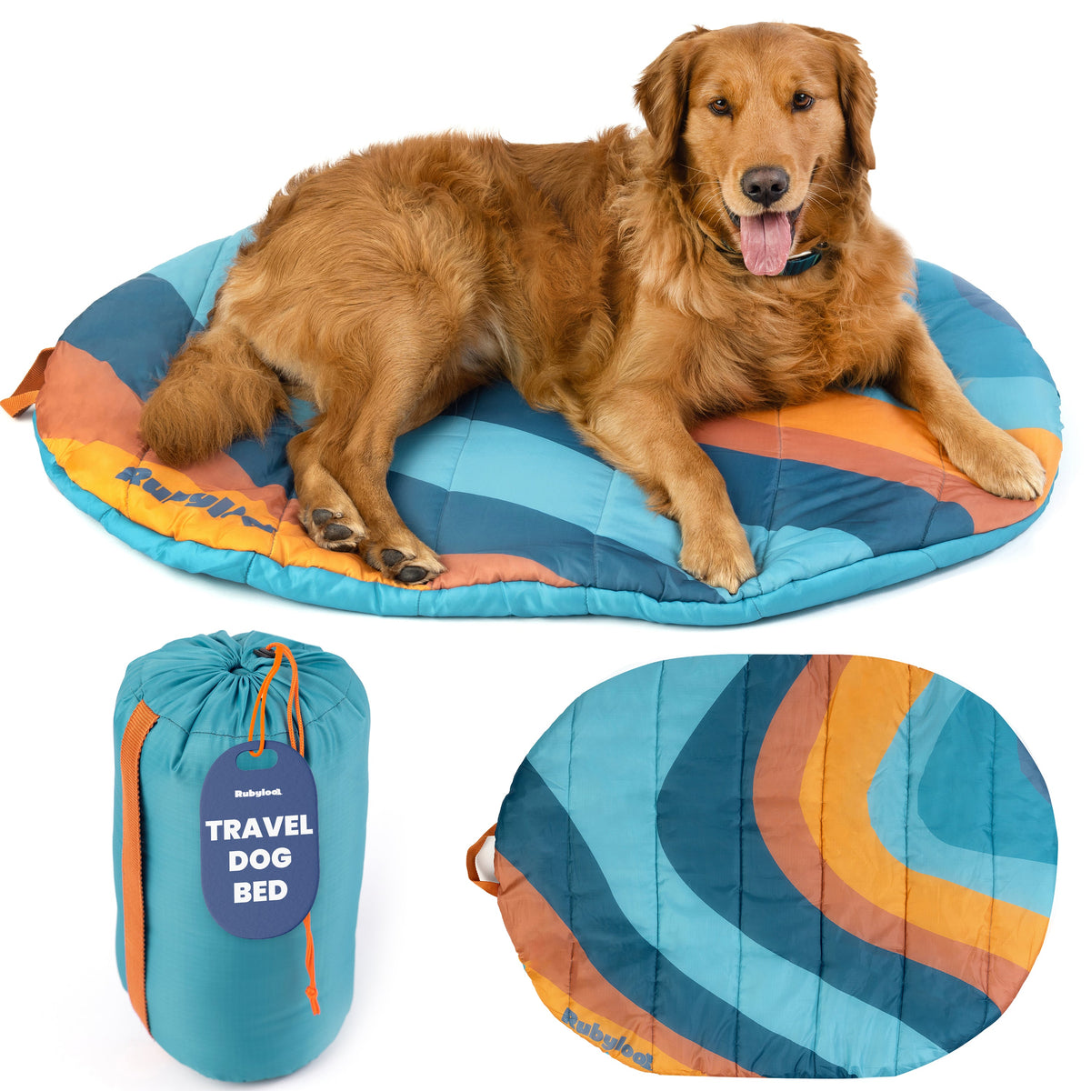 Travel Dog Bed - Foldable & Packable for Travel, Road Trip, Camping