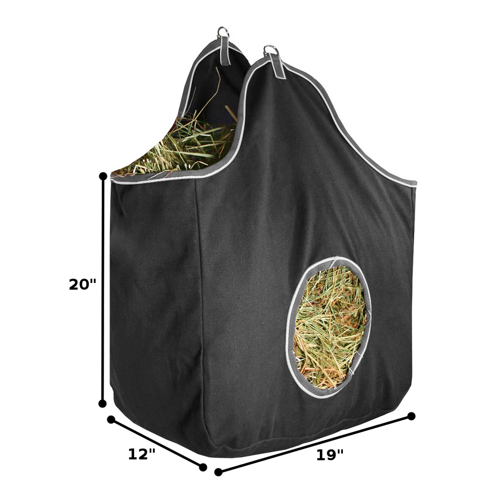 Derby Originals Large 24 OZ Canvas Horse Hay Bag