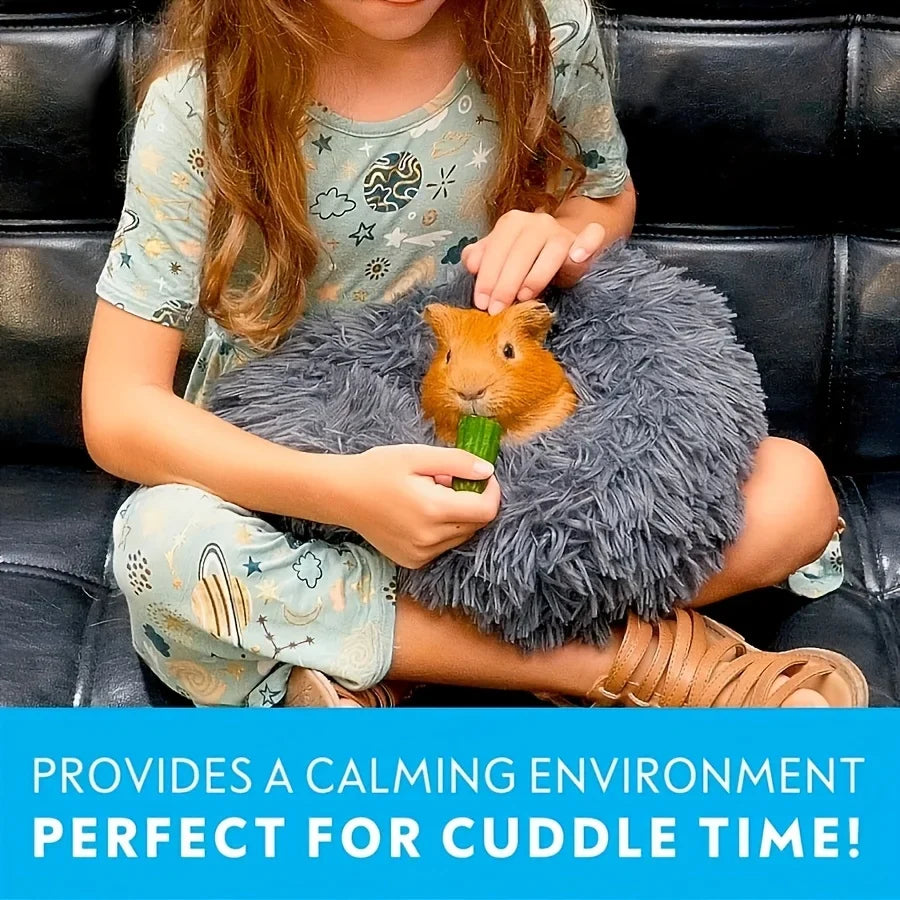 1PCS Ultra-Soft Plush Pet Nest Cozy Warm Hamster, Guinea Pig and other Small Mammals Sleeping Bed