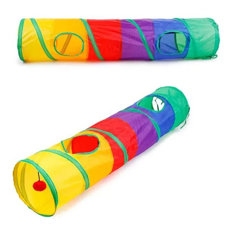 Cat Tunnel Pet Tube Collapsible Play Toy Indoor Outdoor