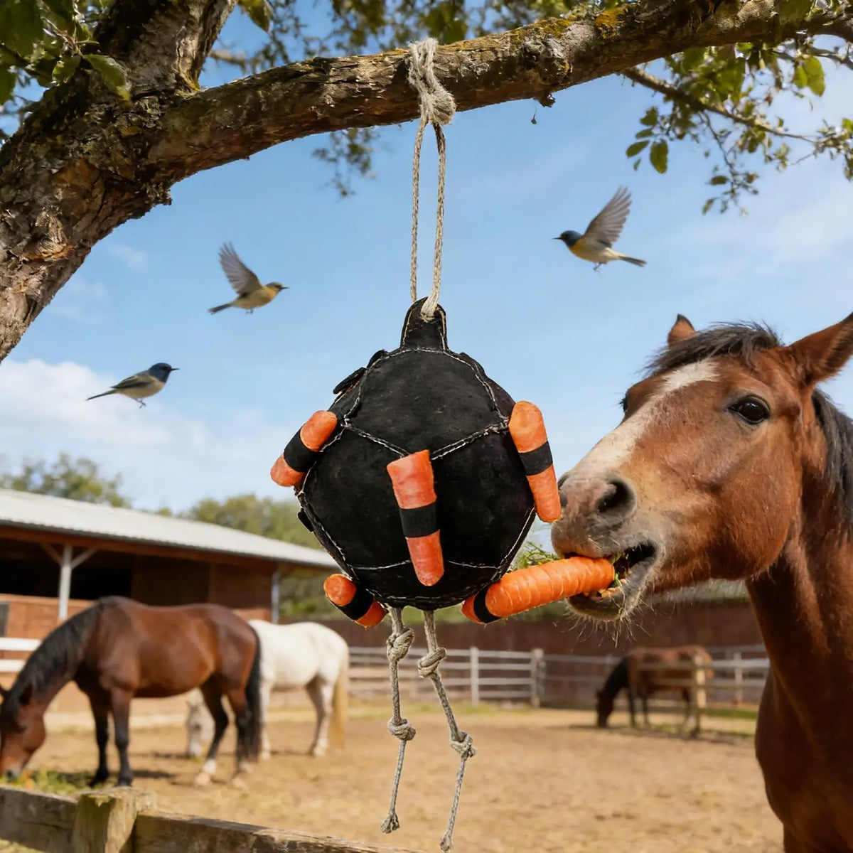 Horse - Goat and Sheep carrot feeding ball