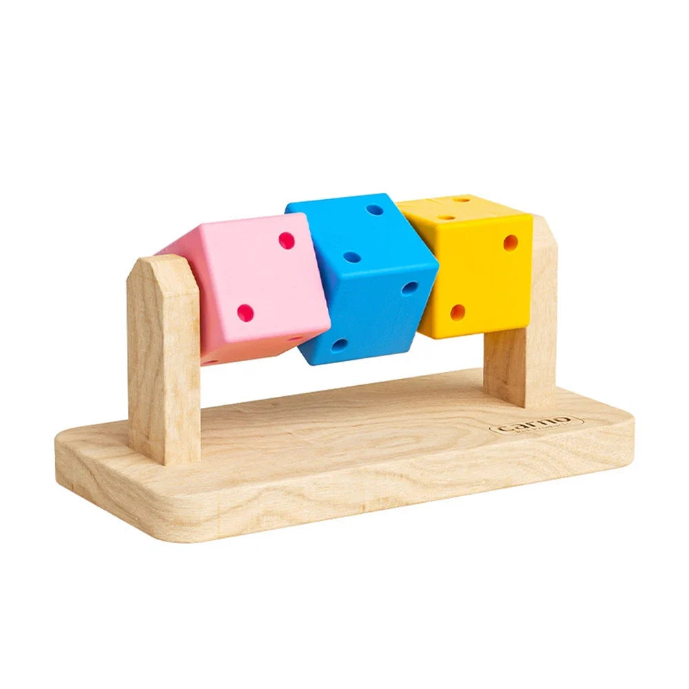1PC Hamster Chew Toy Wood Platform Grinding Teeth