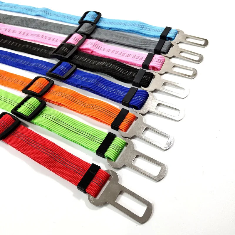 Adjustable Dog Car Seat Belt Harness for Dogs Nylon