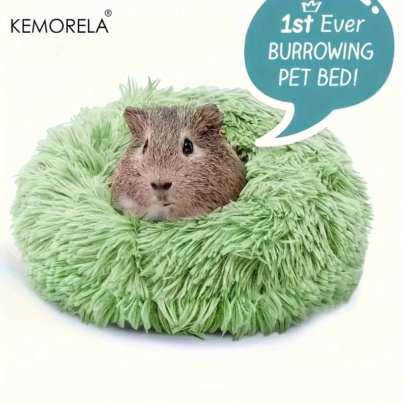 1PCS Ultra-Soft Plush Pet Nest Cozy Warm Hamster, Guinea Pig and other Small Mammals Sleeping Bed
