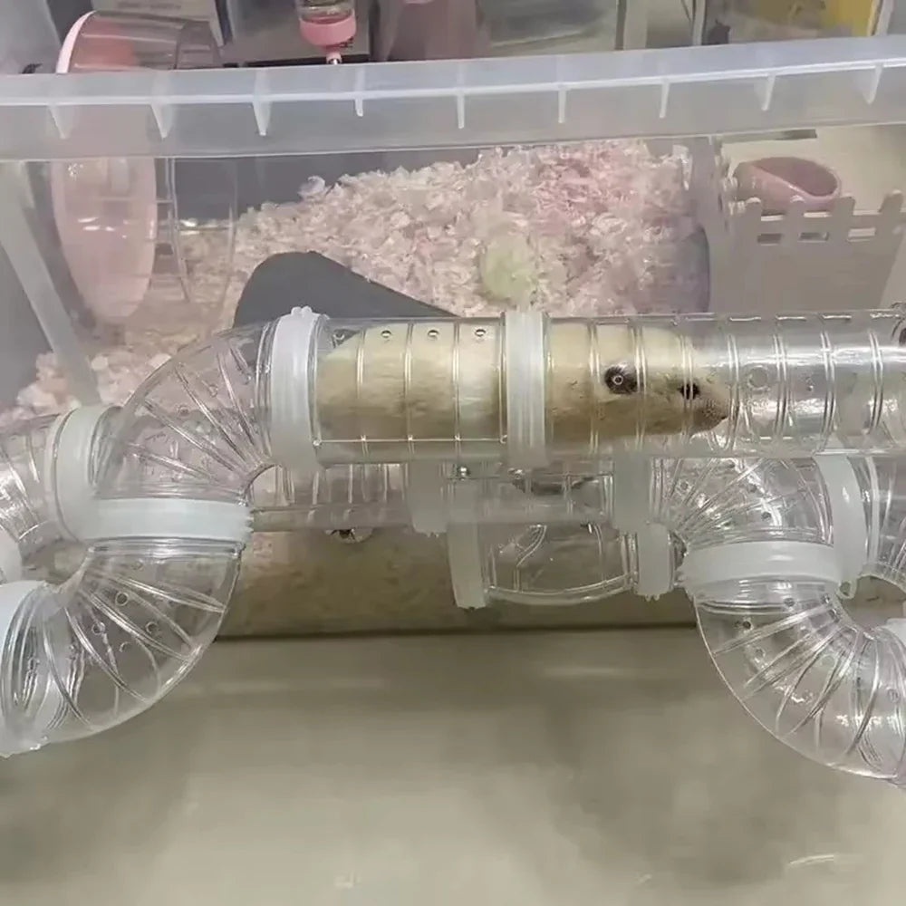Hamster Cage Renovation External Pipeline Accessories