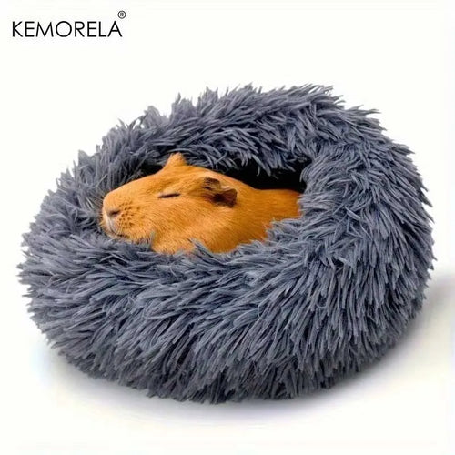 1PCS Ultra-Soft Plush Pet Nest Cozy Warm Hamster, Guinea Pig and other Small Mammals Sleeping Bed