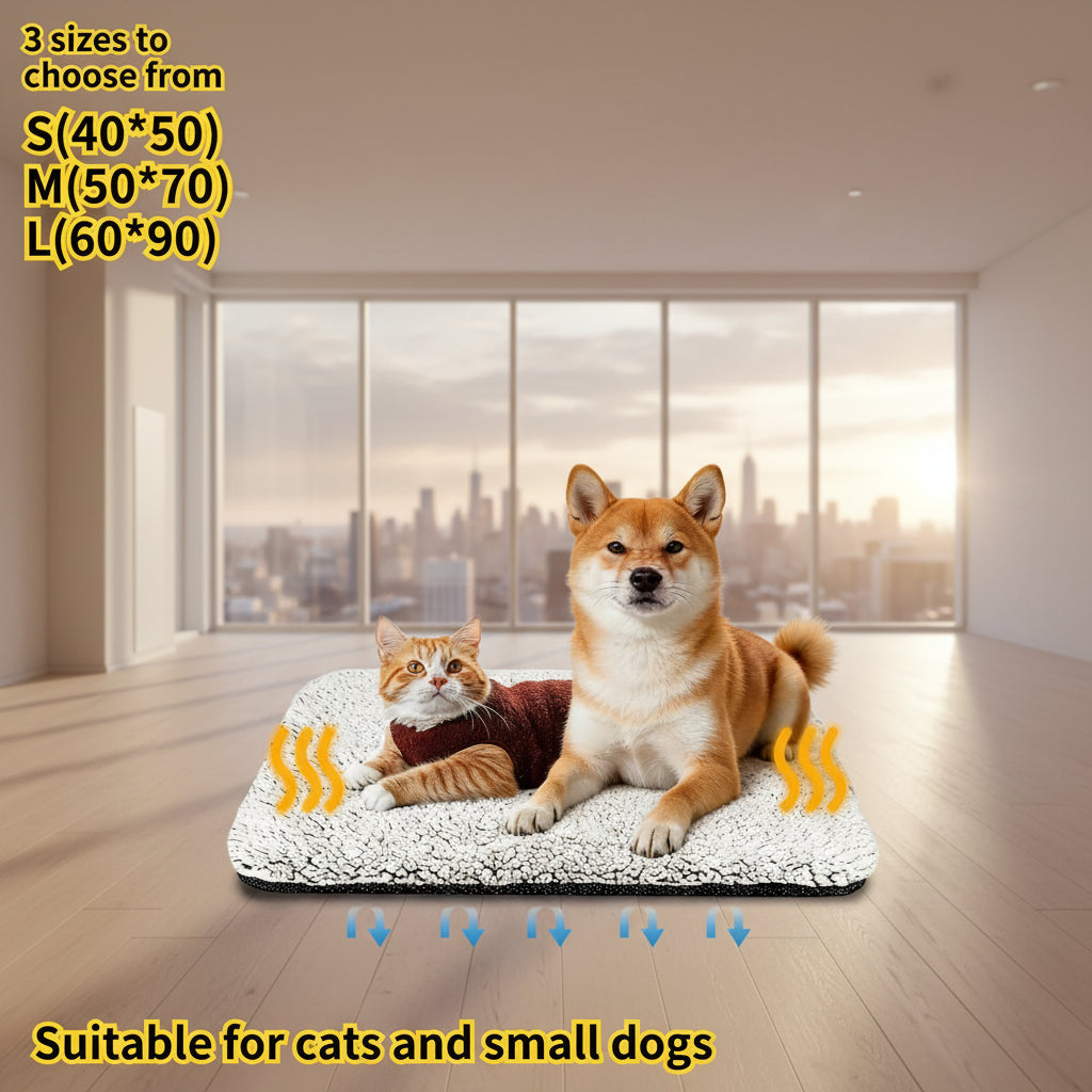 Self-Heating Pet Pads Blanket Puppy Pad