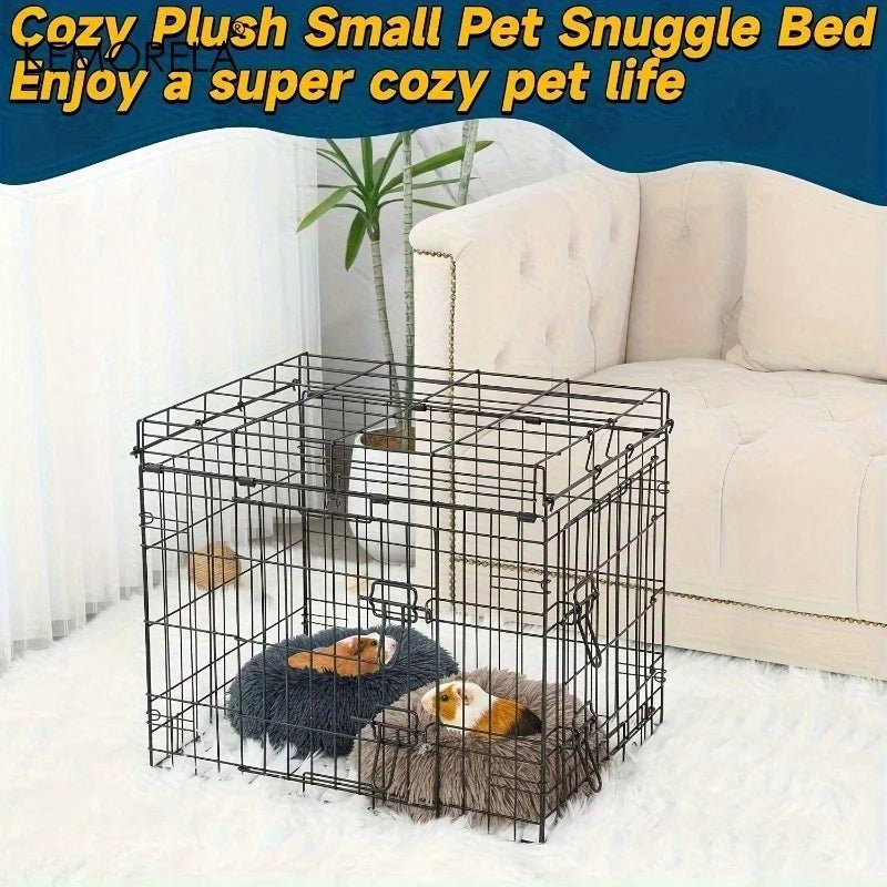1PCS Ultra-Soft Plush Pet Nest Cozy Warm Hamster, Guinea Pig and other Small Mammals Sleeping Bed