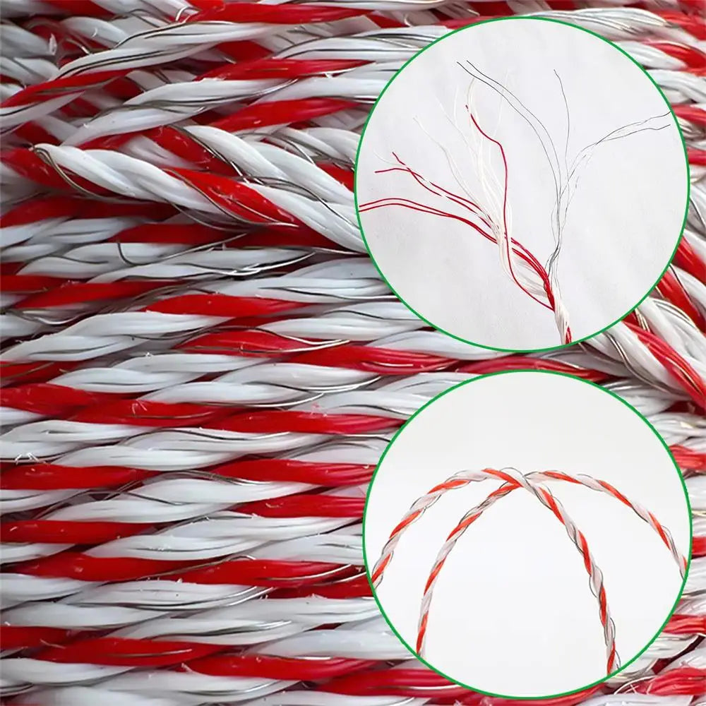 200/500M Roll Electric Fence Rope Electric Shepherd Cable for Livestock